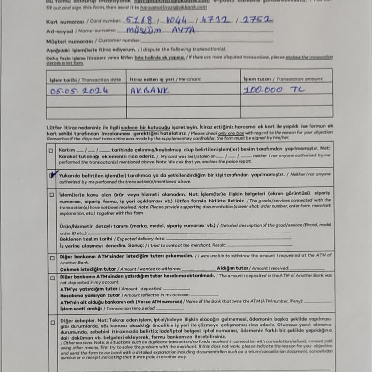Akbank Hesabımda Şüpheli İşlemler