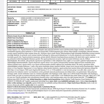 Sompo Sigorta'nın Geciken İade Süreci Mağduriyeti