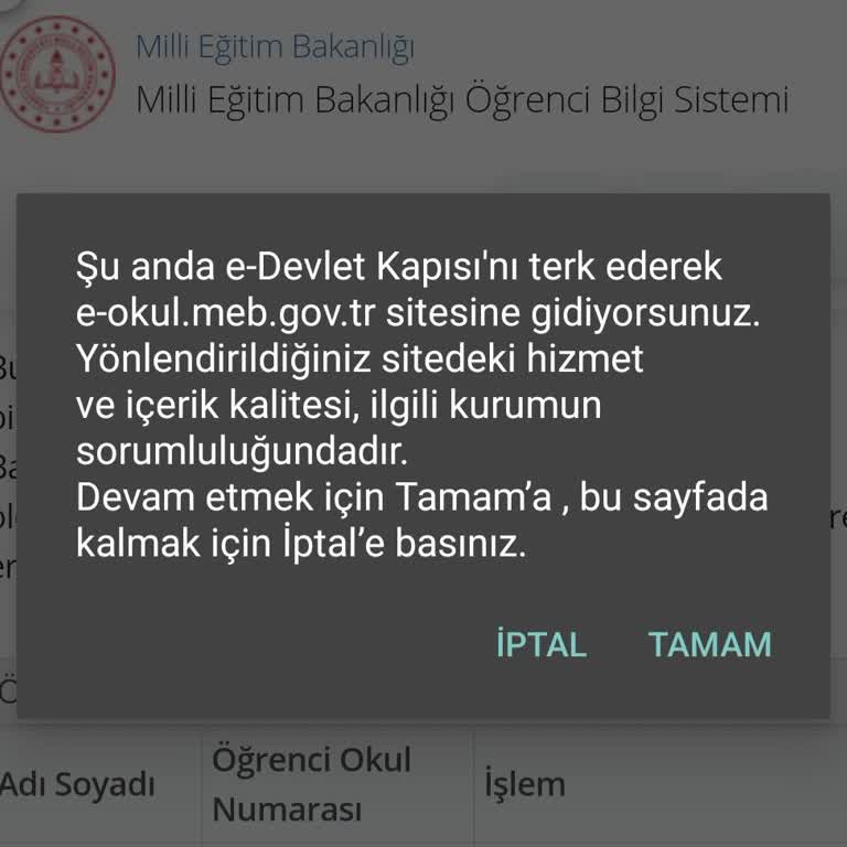 E-okul Öğrenci Ekleme Sorunu Ve Sürekli Hata Mesajları