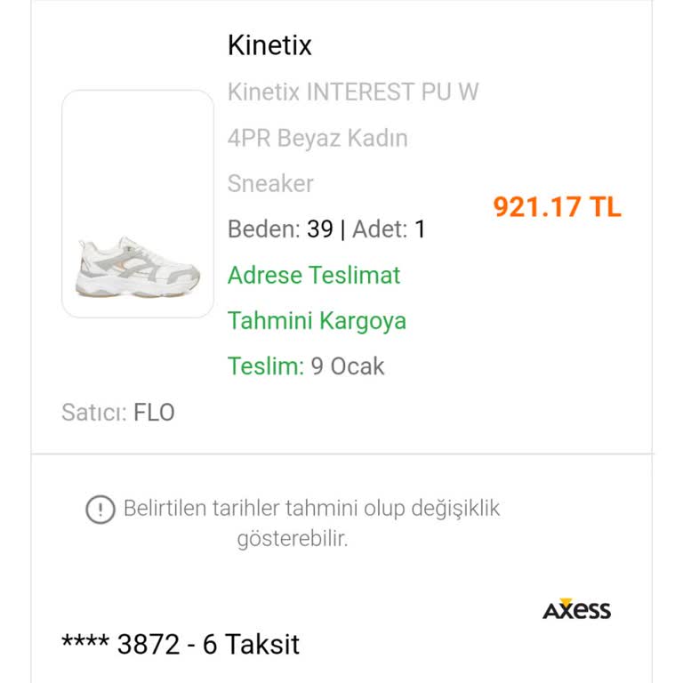 Kampanya Ürünü Kargo Gecikmesi