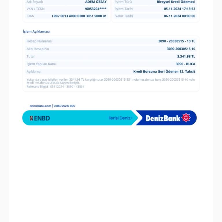 Denizbank'ta Kredi Yapılandırma Şaşkınlığı