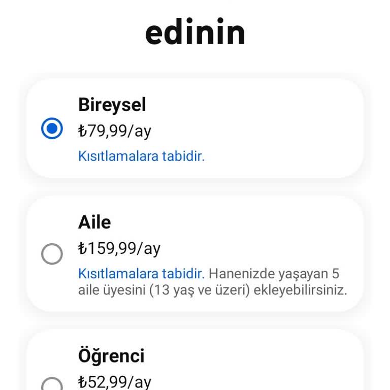 Ücretsiz Youtube Premium Aktivasyon Sorunu