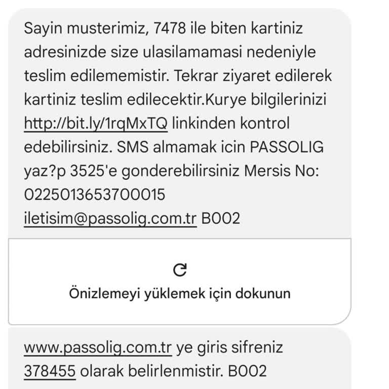 Teslim Edilemeyen Kart Ve Bilgilendirme Eksikliği