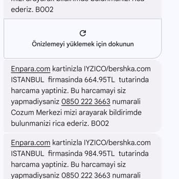 Enpara İznim Olmadan Kredi Kartımla Alışveriş Yapıldı Şikayeti