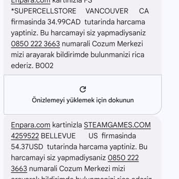 Enpara İznim Olmadan Kredi Kartımla Alışveriş Yapıldı Şikayeti