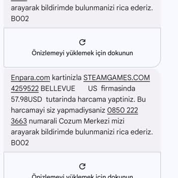 Enpara İznim Olmadan Kredi Kartımla Alışveriş Yapıldı Şikayeti