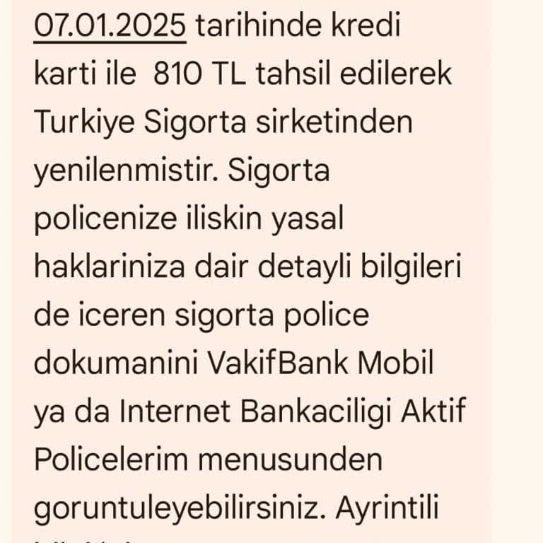 Onaysız Poliçe Yenileme Ve Para İadesi Talebi