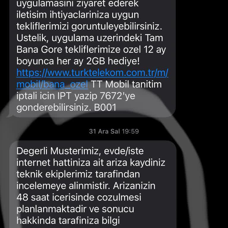 İnternet Arızası İçin Sürekli Oyalama