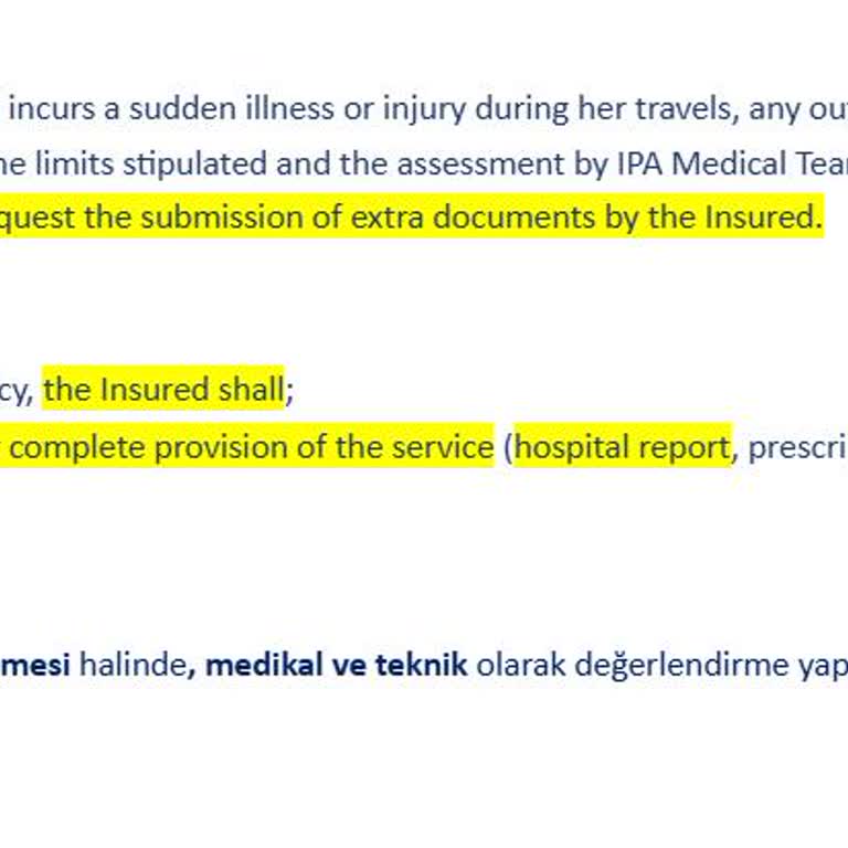 Seyahat Sağlık Sigortası Ödeme Sürecinde Zorluklar