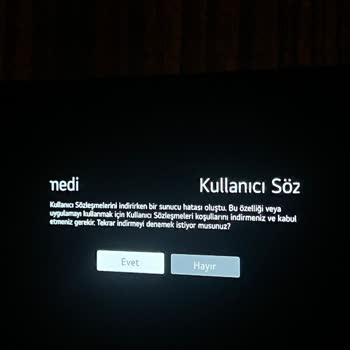 LG OLED Televizyonumun Uygulama Erişim Sorunu Ve Yazılım Hatası