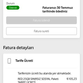 Vodafone'un Taahhütsüzlük İhlali: Bilgim Dışında Yapılan Paket Değişikliği