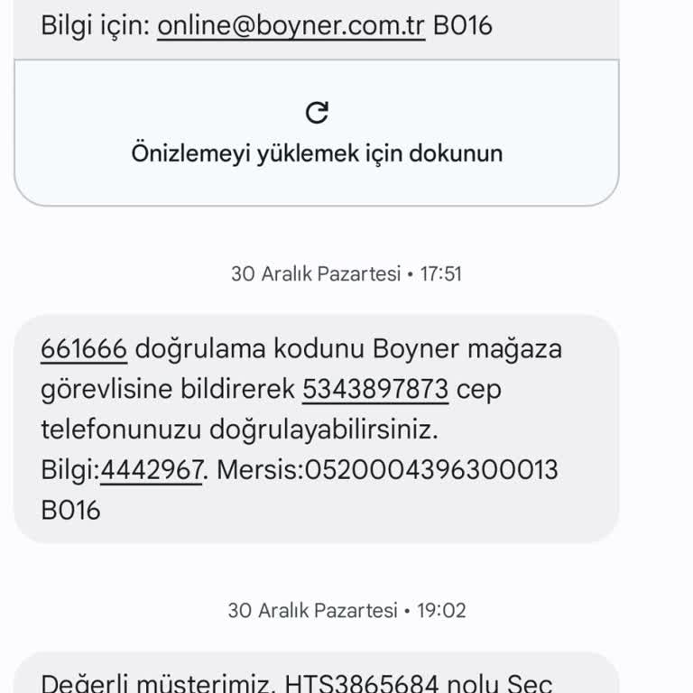 Boyner Siparişim Nerede Kaldı?