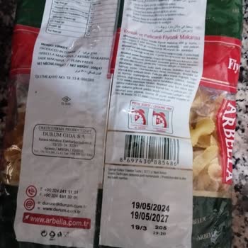 Arbella Makarna Kurtlu Fiyonk Makarna Hayal Kırıklığı