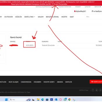 Zippo TR'den Stoksuz Ürün Satışı Ve Geciken Kargo Süreci