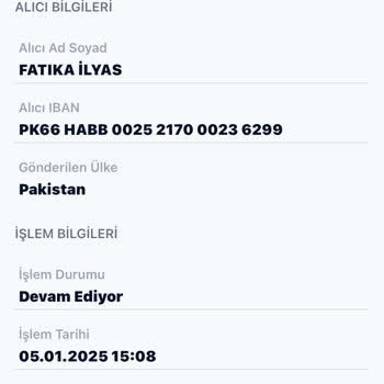 Yanlış Hesap Bilgisi Nedeniyle Para Kaybı