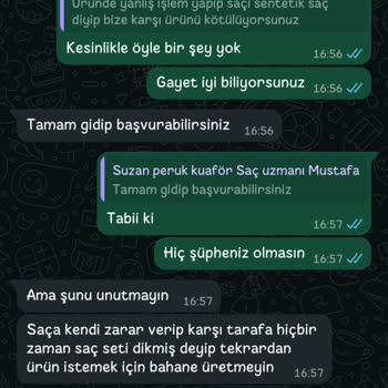 Gerçek Saç Diye Gönderilen Sentetik Peruk Skandalı
