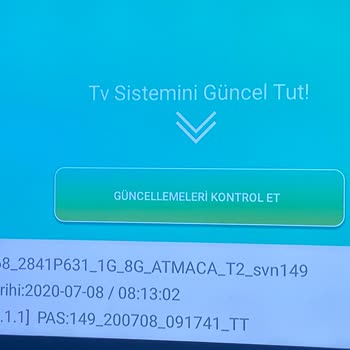 Sunny Android TV Güncelleme Sorunu
