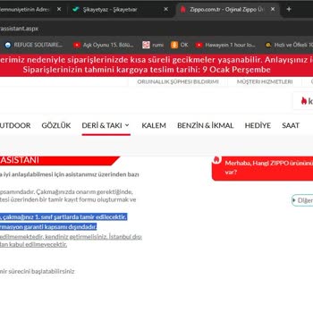 Zippo'nun Garanti Politikası Hayal Kırıklığı Yaratıyor
