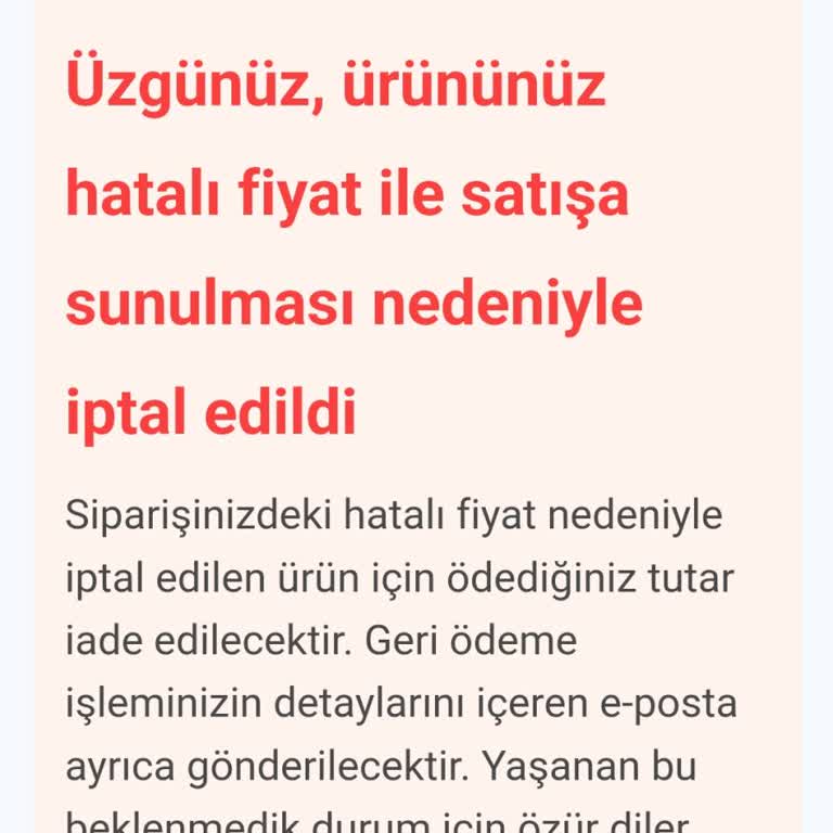 Hepsiburada'da Hatalı Fiyat Ve Güven Sorunları