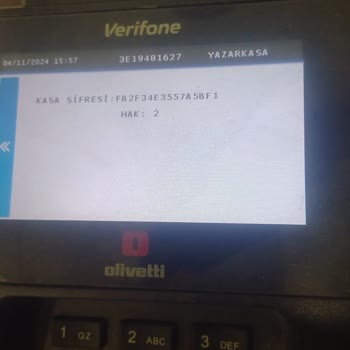 Olivetti Verifone Yazar Kasa Sertifika Hatası Mağduriyeti