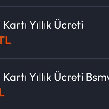 Yıllık Kart Ücreti İadesi Talebi