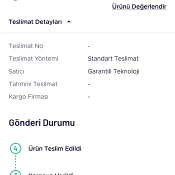 Sipariş Gecikmesi Ve İlgisizlik