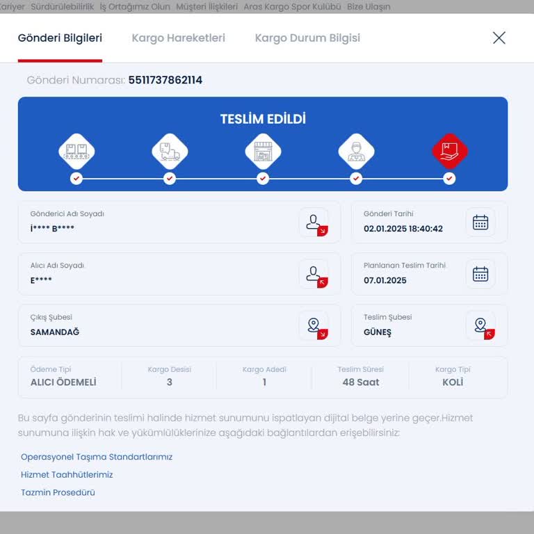Aras Kargo'nun Yanıltıcı İşlemleri Ve İletişim Sorunları
