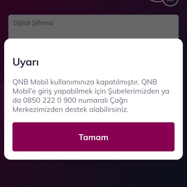 Mobil Erişim Sorunu Ve Müşteri Hizmetlerine Ulaşamama