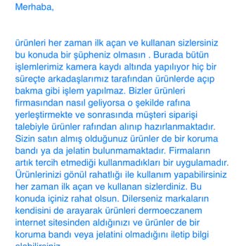 Dermoeczanem Açık Gönderilen Güneş Kremi Ve Çözüm Beklentisi