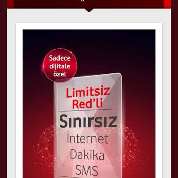 Vodafone Red Limitsiz Tarifeye Geçiş Engeli