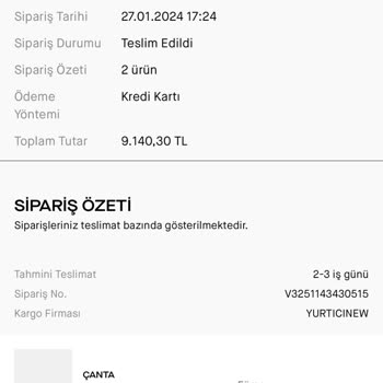 Vakko Çantalarında Sürekli Tekrarlayan Kusur