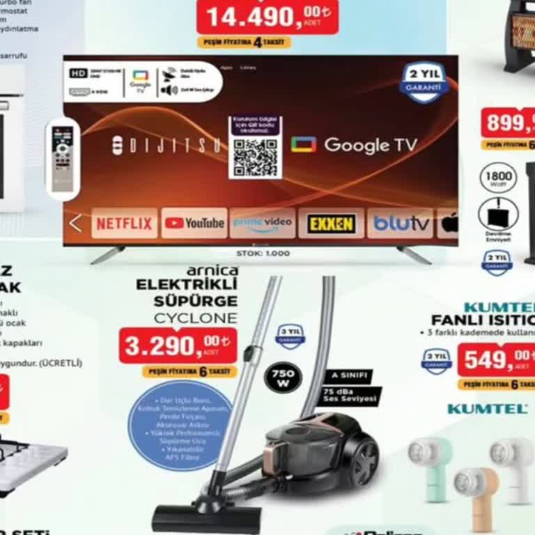 Beklenen Dijitsu Televizyon Stokta Yok