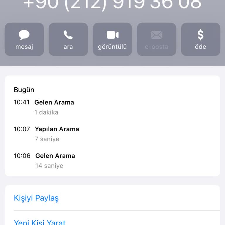 Bilinmeyen Aramalar Ve Gizlilik İhlali Şüphesi