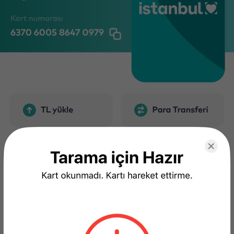 Kartın NFC Hatası: Talimat Bekleyen Bakiye Sorunu