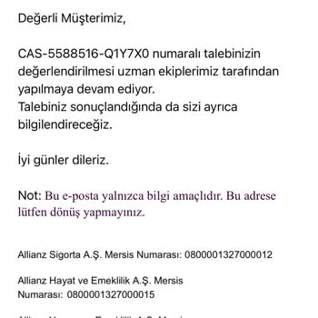 Allianz Sigorta Uygulamasında Hak Kaybı Ve Yanlış İşlemler