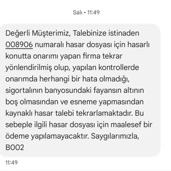 Sigorta Şirketinin Hatalı Onarımı Mağduriyet Yaratıyor