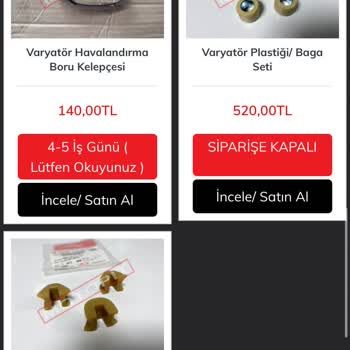 SYX ADX 125 İçin Yedek Parça Bulunamıyor