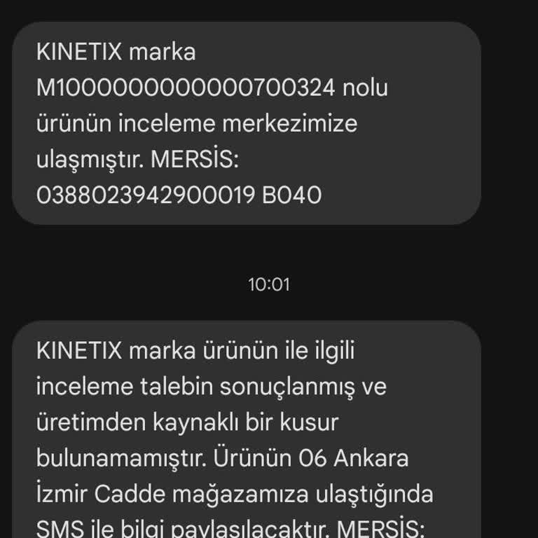 FLO'dan Alınan Kinetix Botun Su Geçirme Sorunu