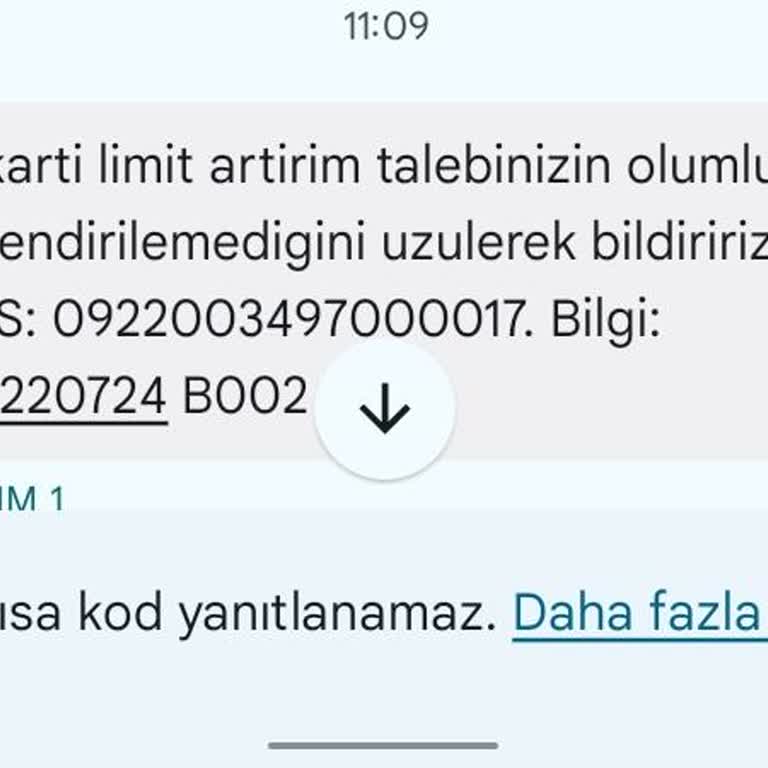 Kredi Kartı Limit Yükseltme Sorunu
