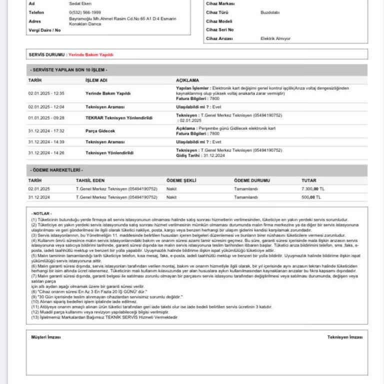 Elektrik Kesintisi Mağduriyeti Ve Buzdolabı Hasarı