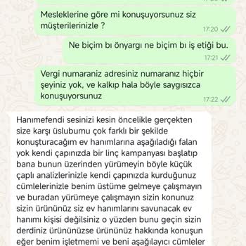 Kargolanmayan Ürün Ve Küçümseyici Tavırlar
