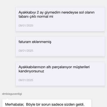 N11'den Alınan Ayakkabının Altı Parçalandı