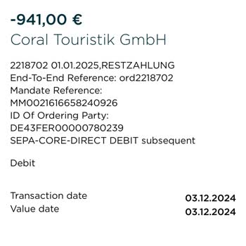 Coral Travel Сняли Оплату За Поездку Дважды!