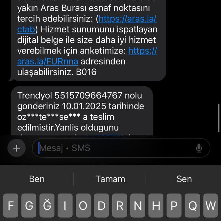 Aras Kargo'nun Eve Teslim Sorunu Ve İnatçı Tavrı