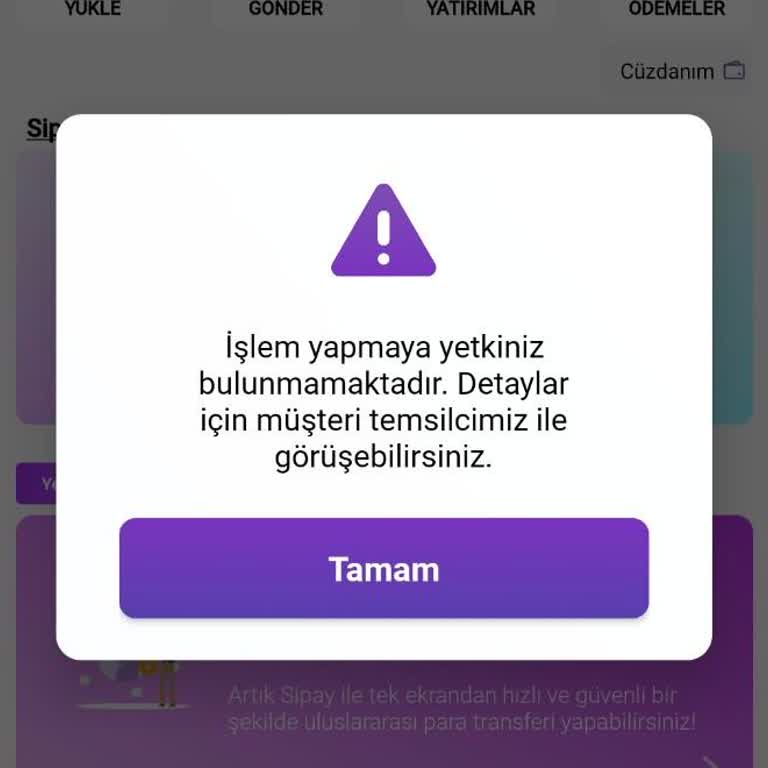 Sipay'de Hesap Kısıtlaması Ve Uzayan İnceleme Süreci