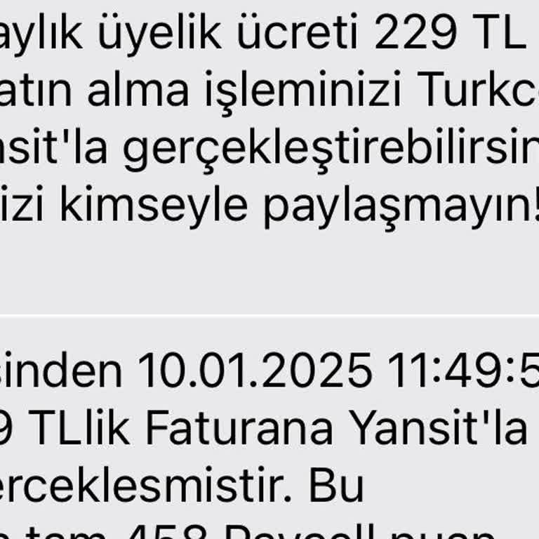 Haberim Olmadan Kesilen Ücret