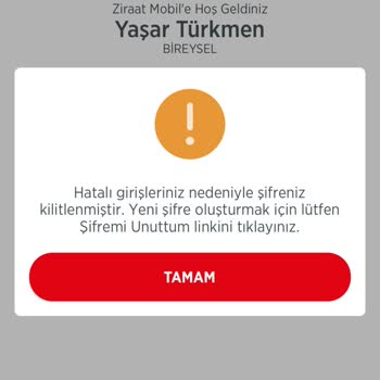 Ziraat Bankası Mobil Uygulama Giriş Sorunu