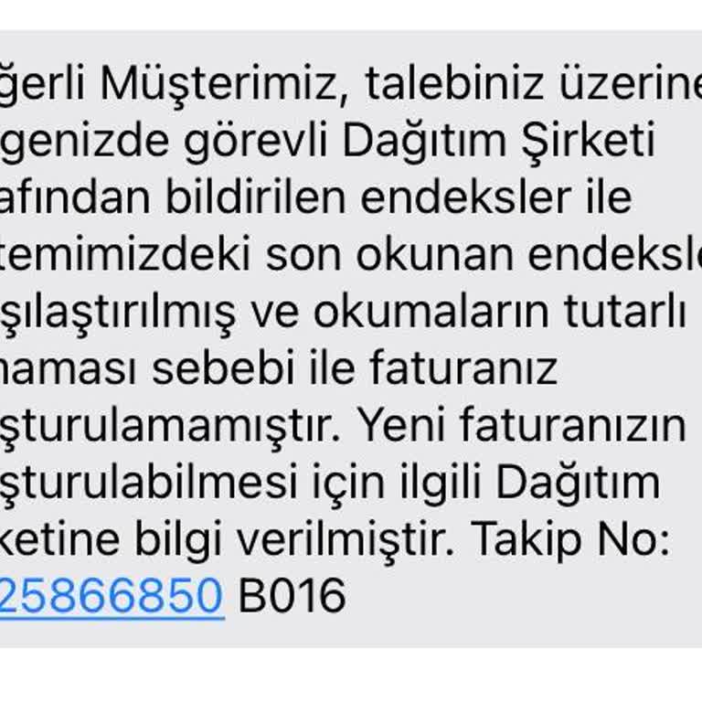 Toroslar Elektrik Dağıtım Sayaç Okuma Tutarsızlığı Ve Bilgilendirme Eksikliği