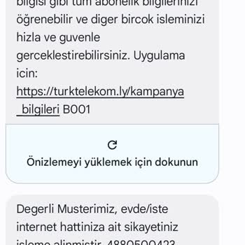 Türk Telefon Taahhüt Yenileme Ve Fatura Sorunu