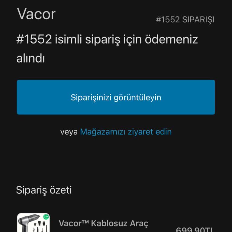 Vacortr.com Siparişim Neden Kargoya Verilmiyor?